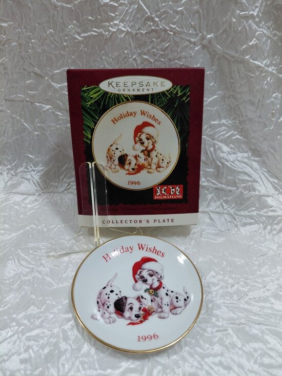 Hallmark Other - Vtg 101 Dalmatians Collectors Plate Hallmark Keepsake Ornament Disney Edition NO